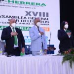 Parte de mesa principal XVIII Asamblea General Ordinaria por Delegados