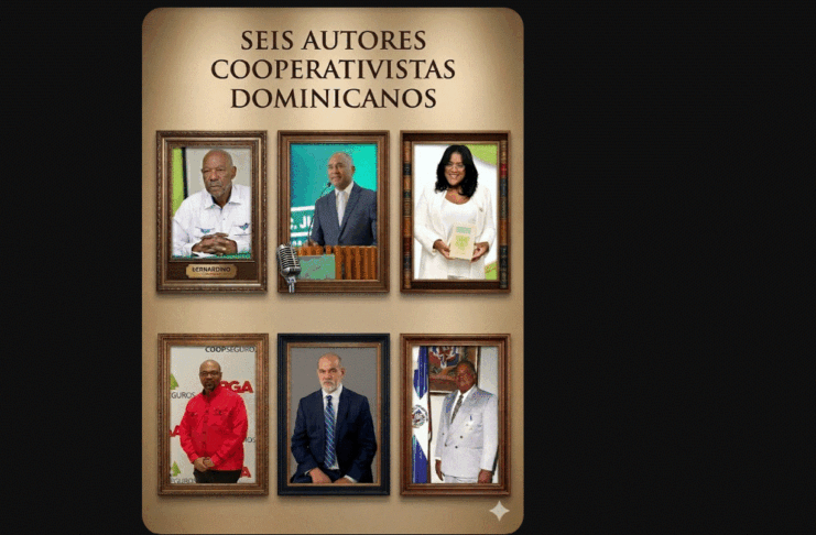 Seis autores dominicanos cooperativistas de mayor incidencia