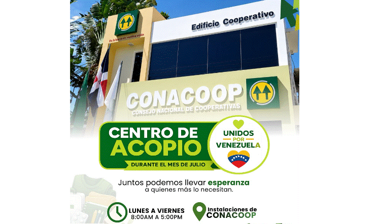 CONACOOP llama al sector y la comunidad a apoyar a Venezuela con donaciones en Edificio Cooperativo